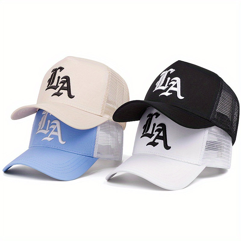 two piece new style solid color curved baseball net hat plus tie accessories combination exquisite la embroidery adjustable lightweight and breathable baseball cap   for traveling traveling holiday gifts 0