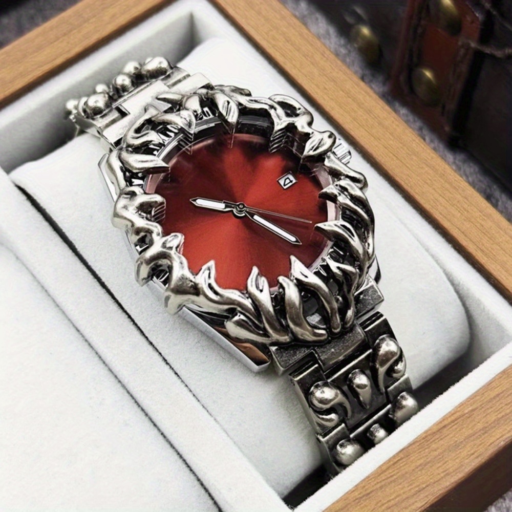 Richtramp 時計　y2k Amazon.com: BENLYDESIGN Unique Metal Wristwatch, Cool
