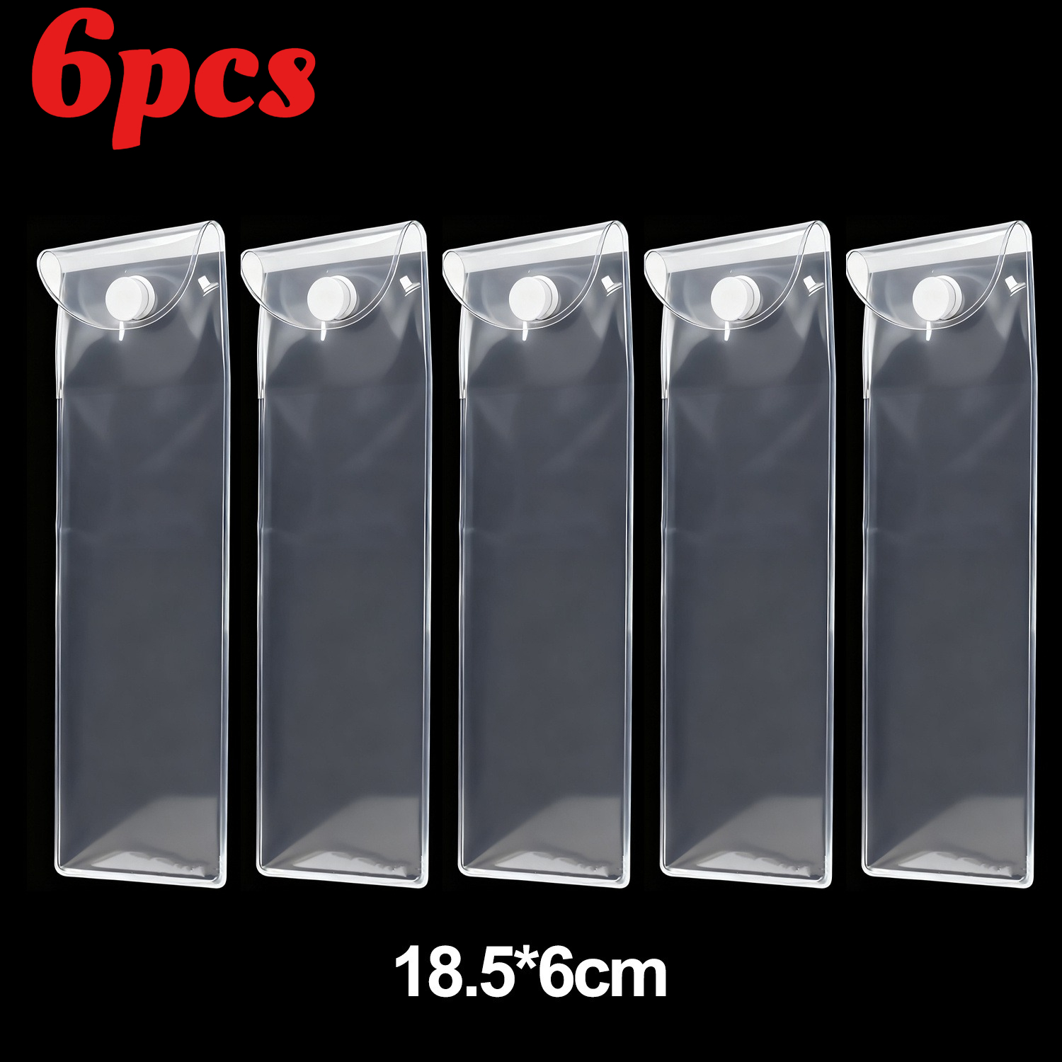 TEMU 6pcs Transparent Remote Control Covers Compatible For Tv/air Conditioner/recording Device Case, Dustproof Case With Sleeve, Transparent Cover