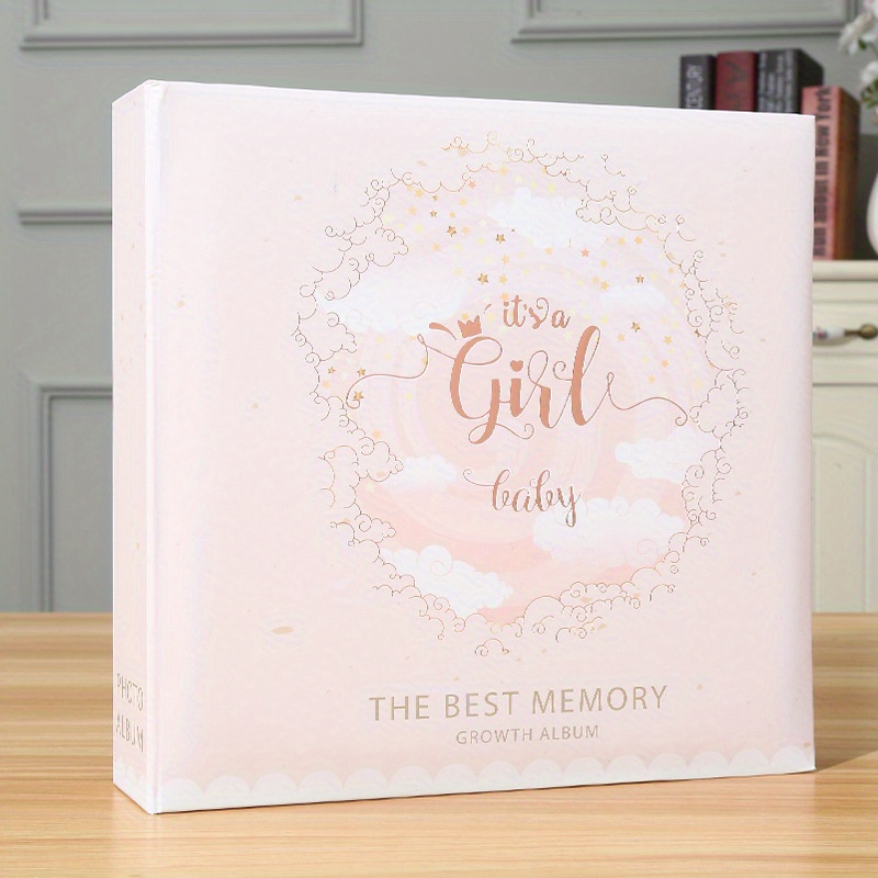 Image of Growth Photo Storage Album, 6 Inches, Capacity For 200pcs Photos, Hand-written Album, Flat Back Pocket, Halloween, Thanksgiving And Christmas Gift