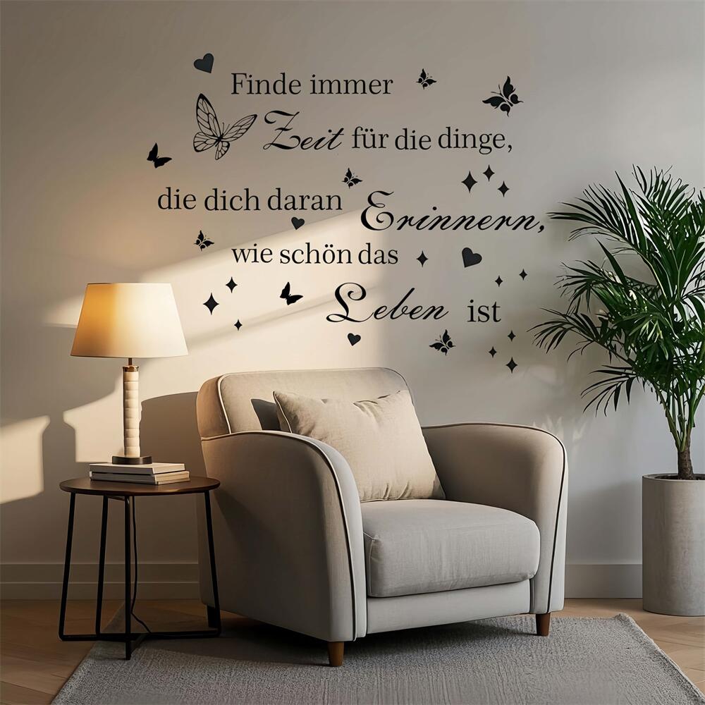 Image of 1pc, Star Heart Pattern Wall Decal, Self-adhesive , 11.22 Inches × 33 Inches, Suitable For Living Room, Bedroom, Dining Room, Office Wall Decor, Home Decor