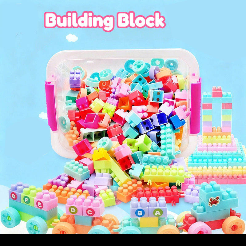 TEMU Kids Building Blocks Large Particle Toys Creative Diy Educational Toys A Learning Construction Toy