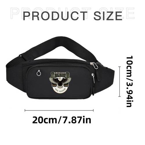 1pc american soldier pouch sports fitness waist bag for men and women lightweight elastic belt canvas outdoor morning runners