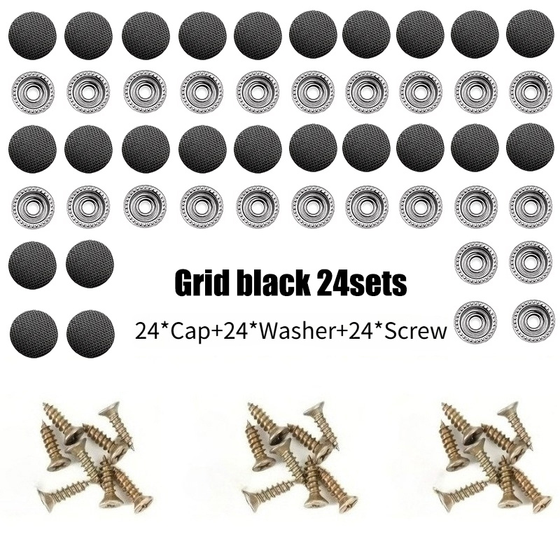 TEMU Kits de Réparation Intérieure de Toit de Voiture, Fixations de Toit de Voiture, Incluant Outils d'Installation, Boutons de Réparation de Plafond