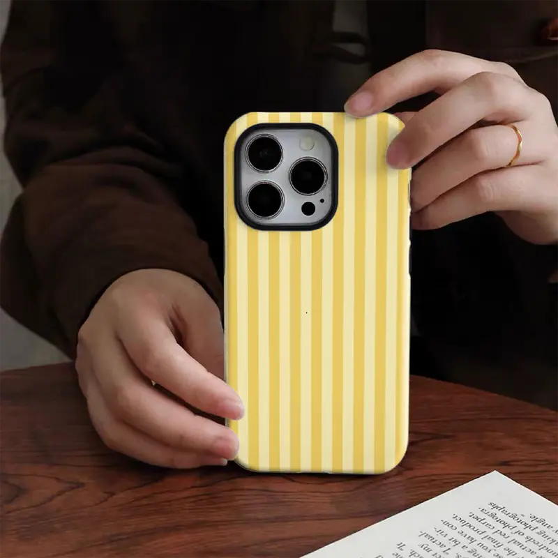 phone case fashion yellow striped phone case 17 16 pm - Temu phone case fashion yellow striped phone case 17 16 pm - Temu