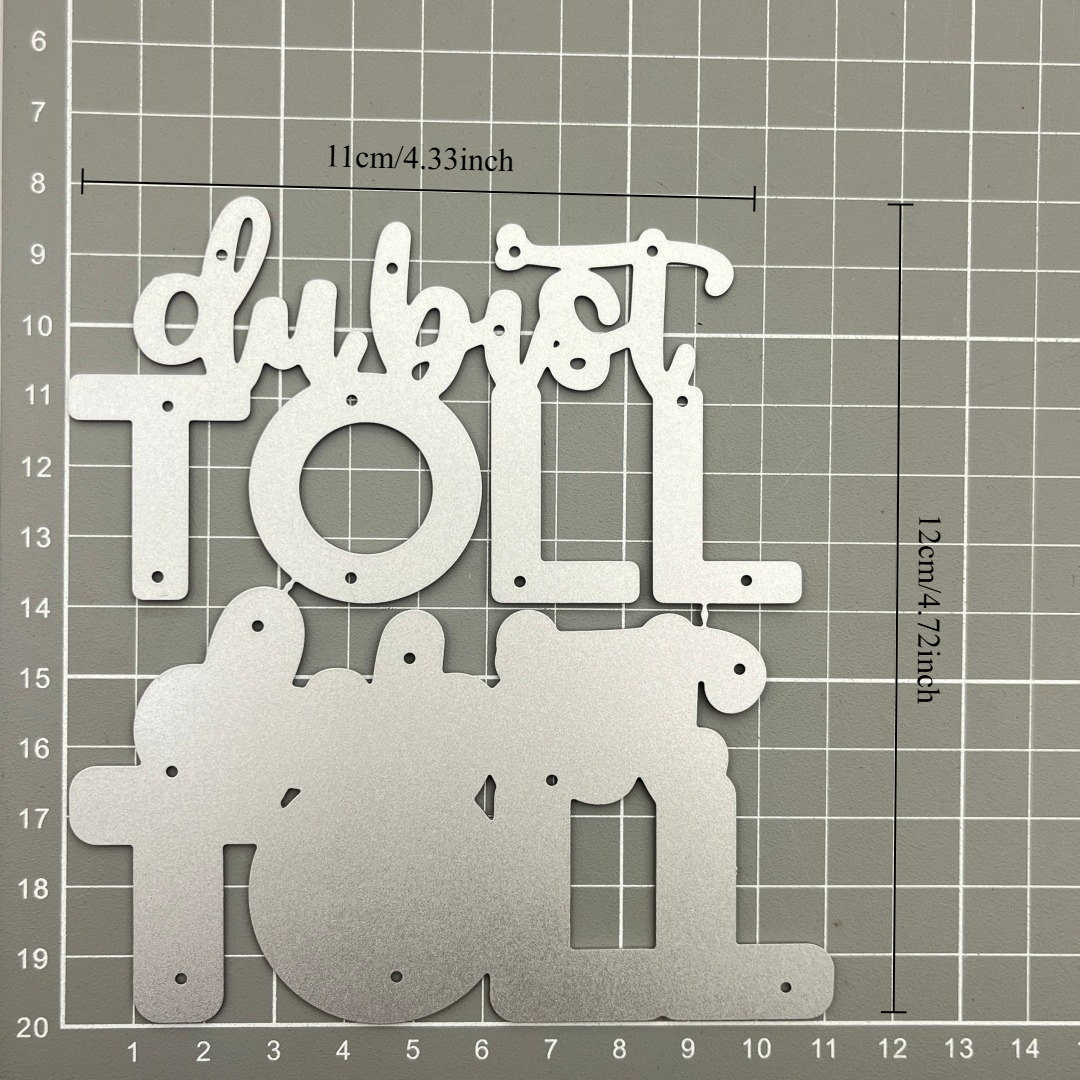 Image of New Dubist Toll Metal Cutting Mold For Greeting Messages, Suitable For Scrapbooking, Making, Templates, And Embossing Decorations