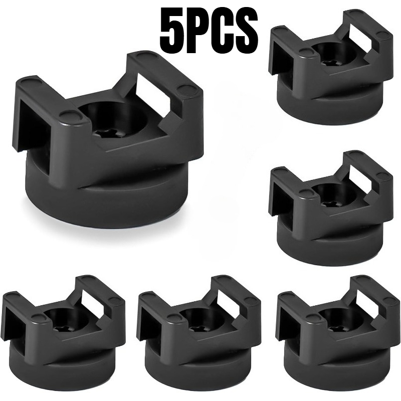 TEMU 5pcs Set Magnetic Cable Tie Holders, Multifunctional Cable Management Magnetic Organizer