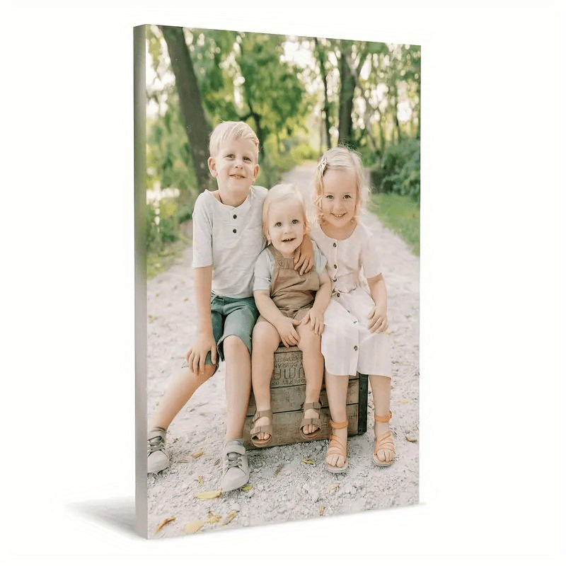 

Custom Photo Canvas With Frame - Personalized Family & Pet , Perfect Gift & , Ideal For Home Decor, Living Room, Bedroom, Wedding - Stylish Wrapped Canvas Design, Pictures Wall Decor