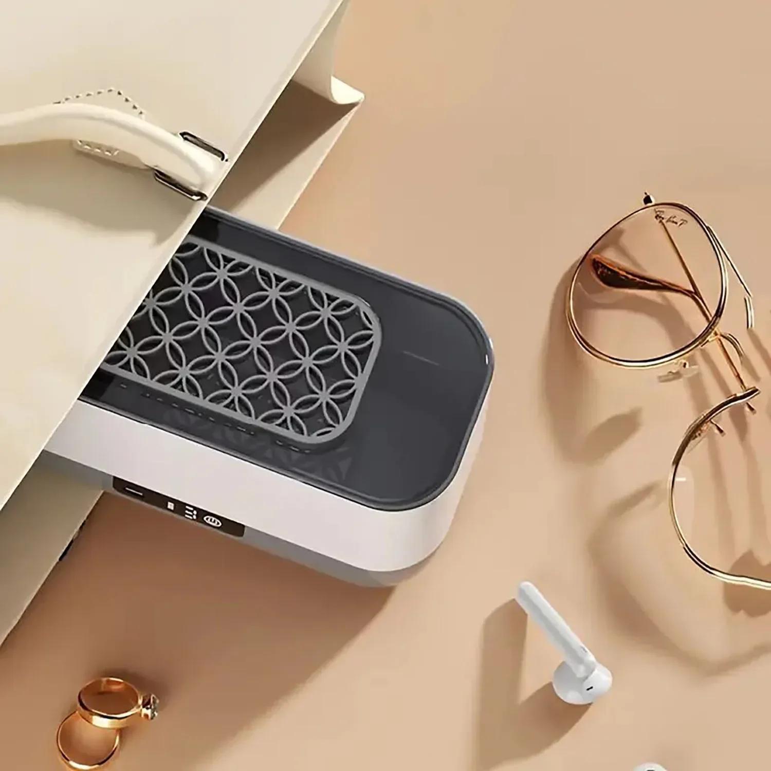 popular   portable glasses braces dentures jewelry cleaner usb rechargeable high frequency vibration 360 deep cleaning   at home for watches makeup brushes etc household appliances and personal care products   Product details 2