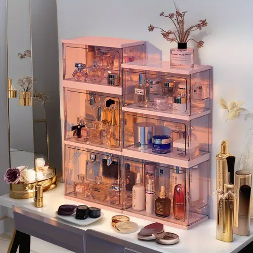 Stone Counter Display Rack perfume organizer sold on Temu Philippines