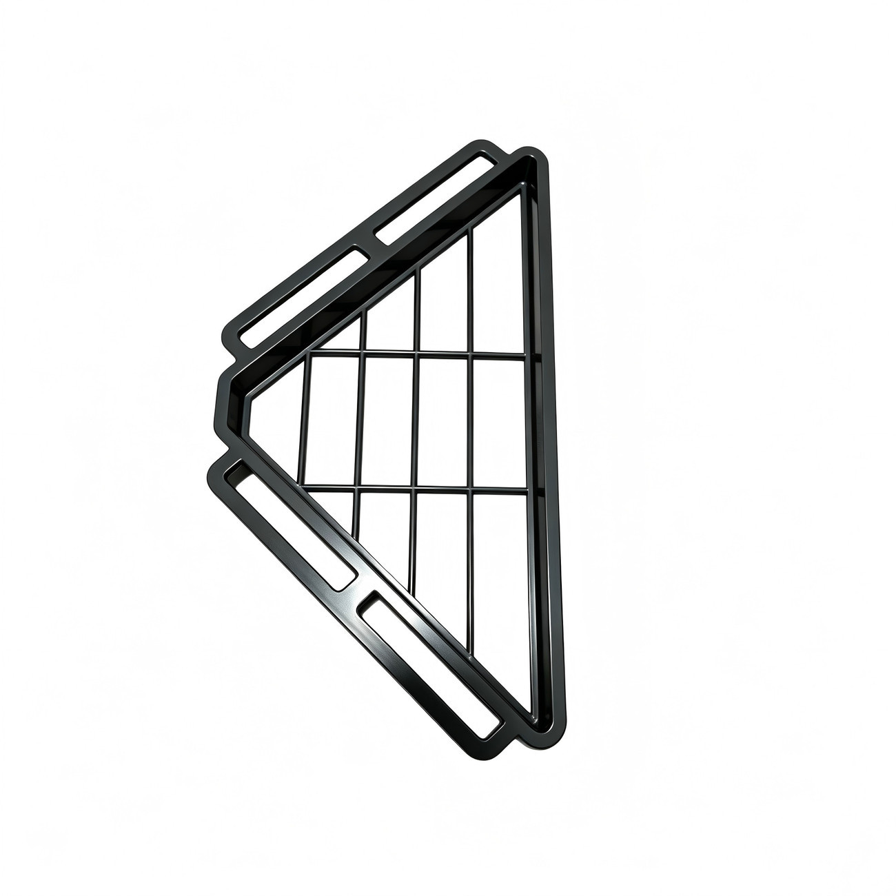 TEMU Kitchen Sink Triangular Draining Rack, Kitchen Shelf, Installation Abs Scrubber And Sponge Draining Rack Storage Rack, Multifunctional Draining