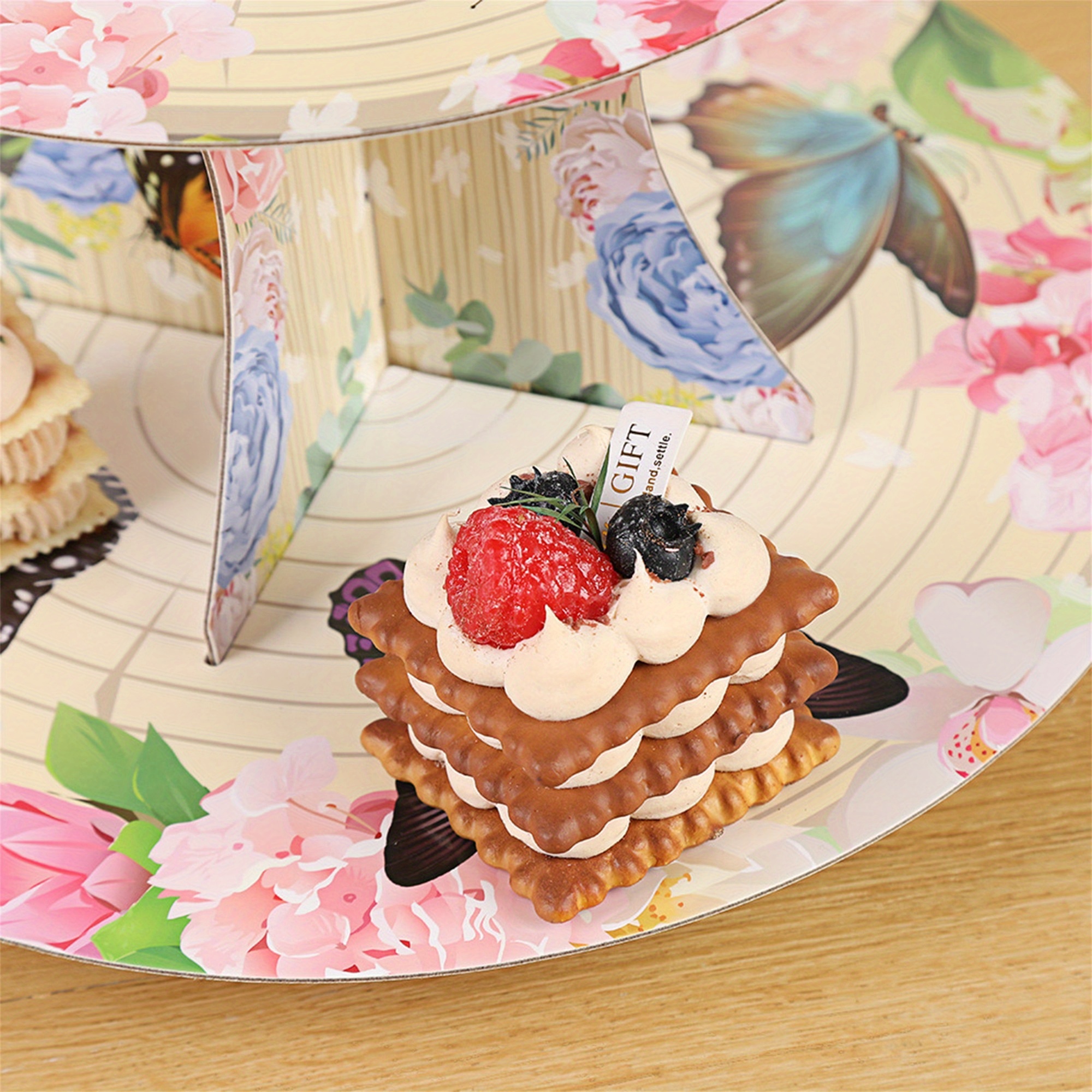 Cake Display Bird Cake Stand Tier Floral Cake Stand Elegant