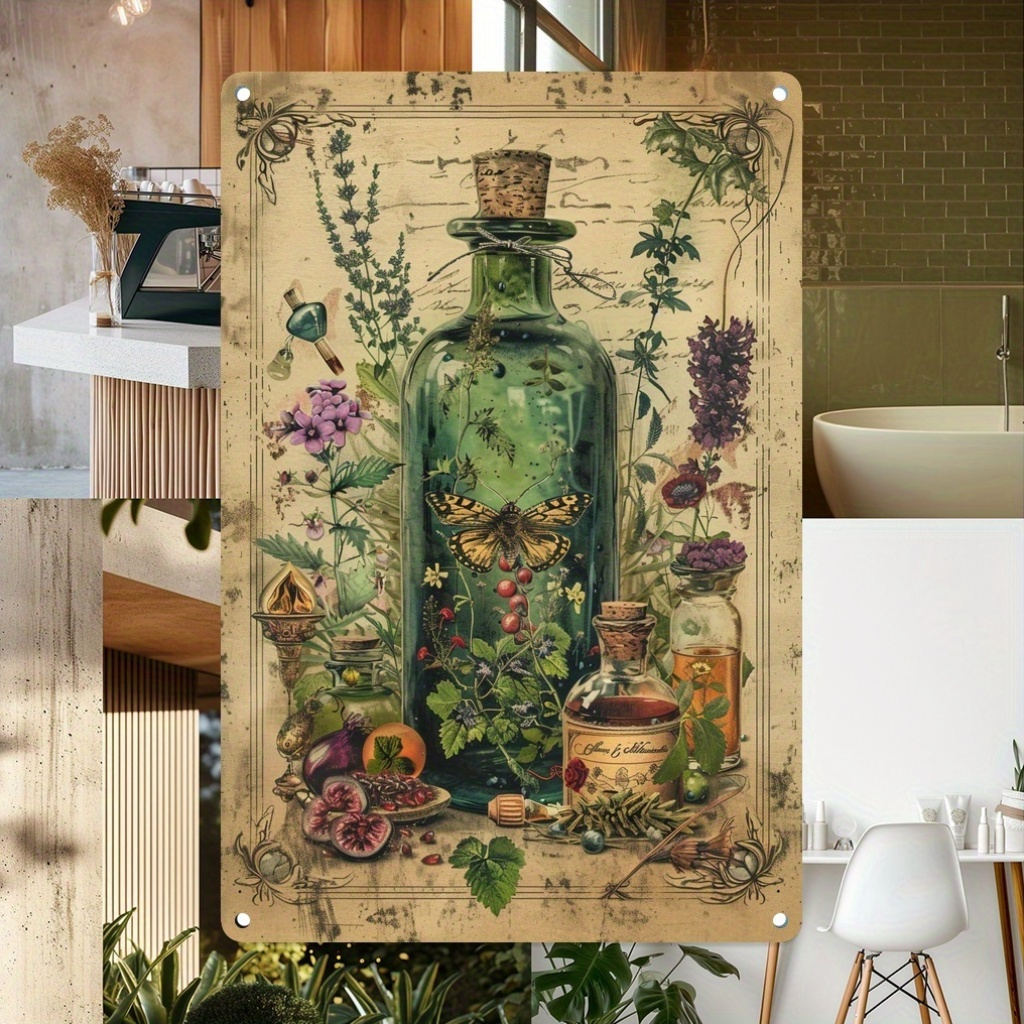 TEMU 's Tin Wall Art Poster Draft - High Quality Retro Print - Exquisite And Delicate Decoration, Suitable For Classrooms, Gallery, And Home
