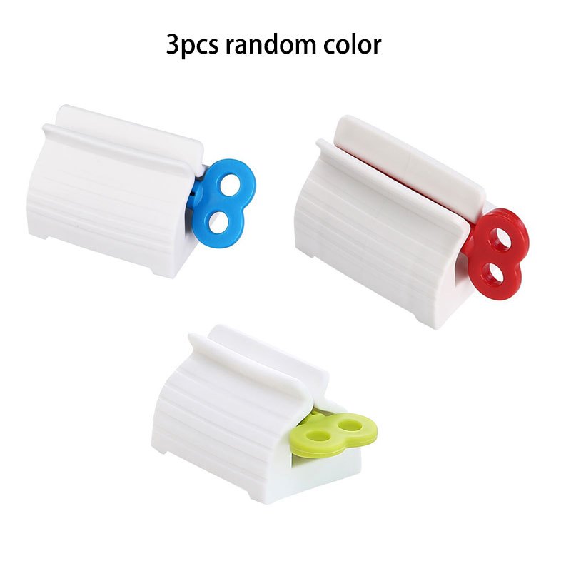3pcs Manual Rotating Toothpaste Squeezer Suitable For & S - Hygienic -handed Operation, Portable Toothpaste Dispenser, Travel-friendly For Bedside Squeezing
