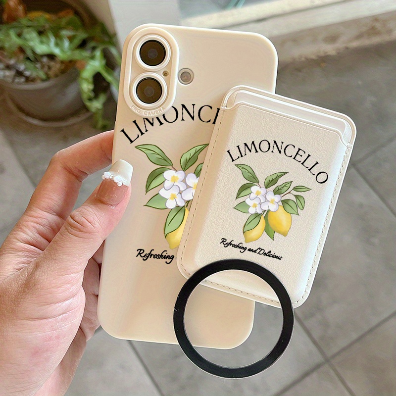 TEMU Phone Case: 2-in-1 Combination 1pc Luxury High Leather Shockproof Full-cover Pattern Magnetic Phone Case For Iphone 16 15 14 13 12 11 Pro Max Xs