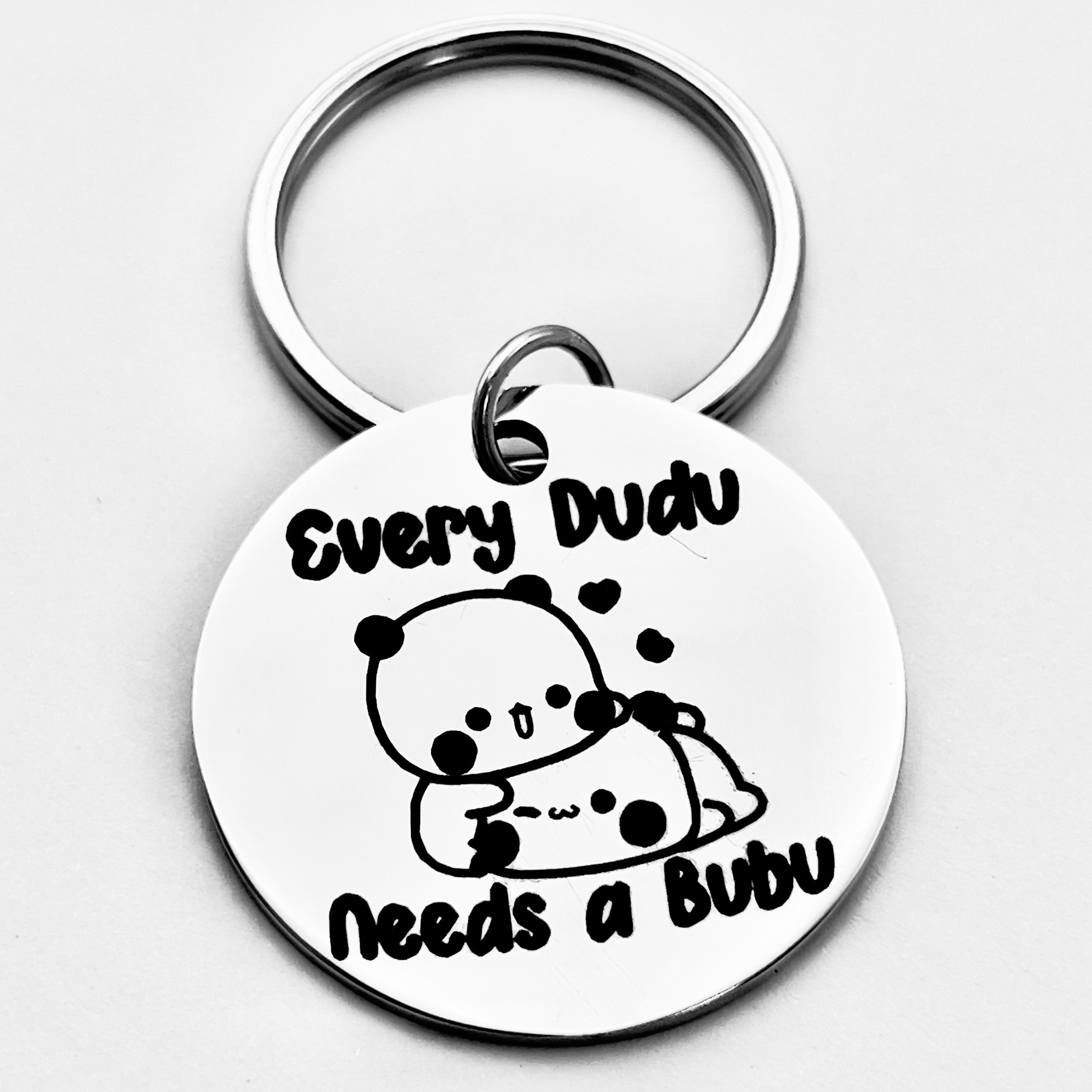 

Cute Keychain - " Dudu Needs A " And , Perfect Valentine's Day Gift