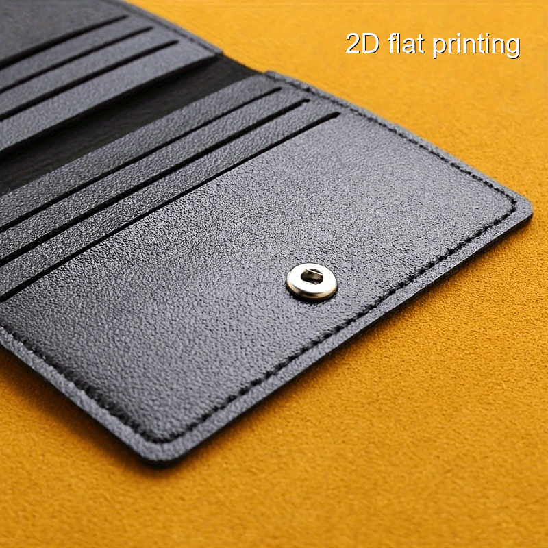 1pc Simple Ultra-thin Card Holder Money Clip Solid Casual PU Leather Multi-card Card Holder Coin Purse For Men Or Women