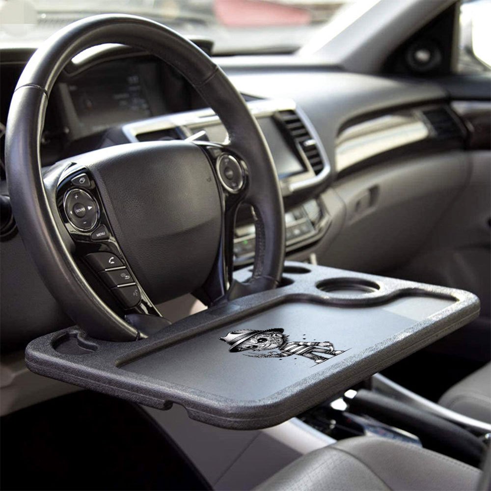 has   1pc of     multifunctional car steering wheel tray table making driving easier with a storage rack and card table for halloween thanksgiving and christmas Product details 1