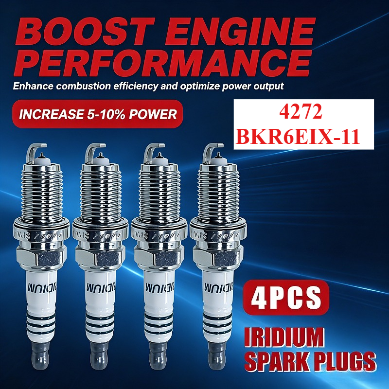 TEMU 4pcs Bkr6eix-11 4272 Bkr6eix11 Plugs Car Replacement Parts For , For , For , For