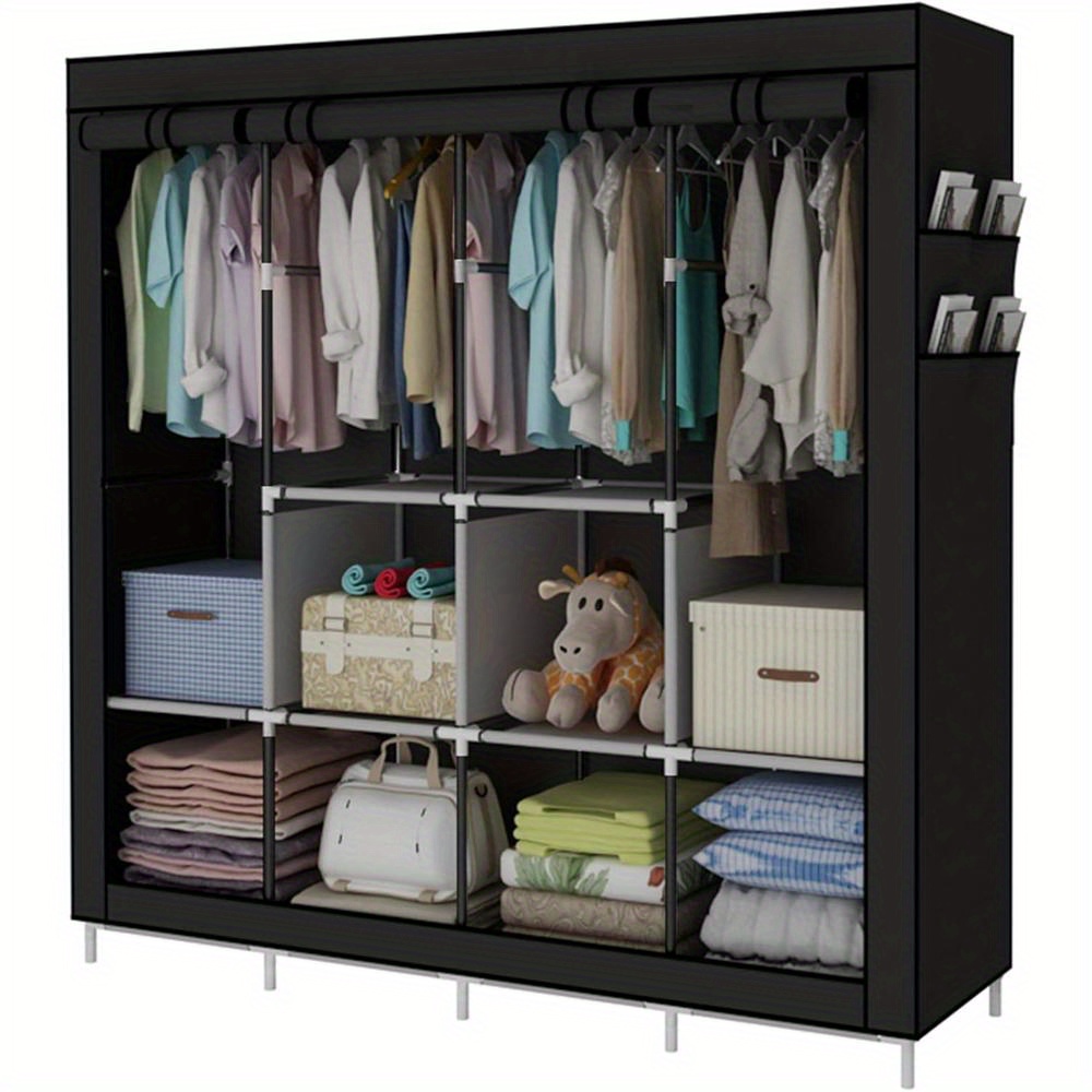 

71" Portable Closet Clothes Rack Organizer