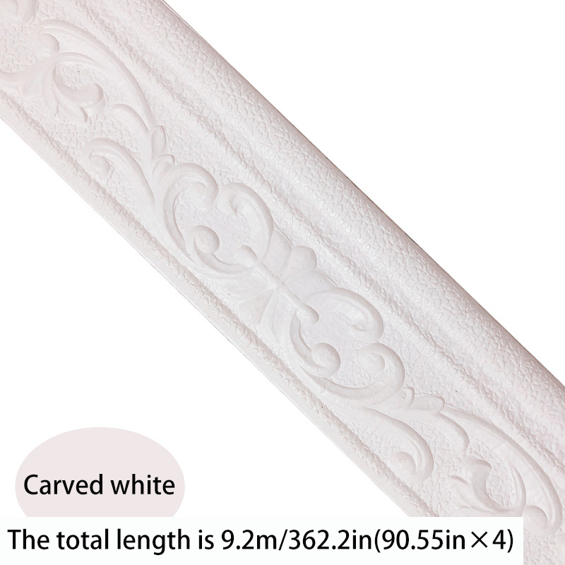 TEMU 362.2inch/ 724.4inch/ 1086.6inch (95.55 Inch × 4/ 8/ 12) Roll 3d Self-adhesive Waterproof Wall Stickers - Foldable, Multiple Color Options, Peel