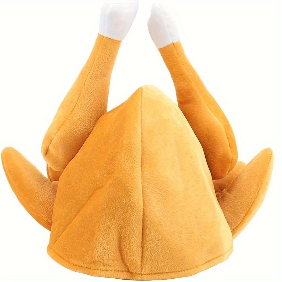 TEMU 1pc Turkey-themed Party Costume Turkey Hat, Holiday Hat, Party Headpiece, Suitable For Thanksgiving, Christmas Decoration, New Year, Valentine's