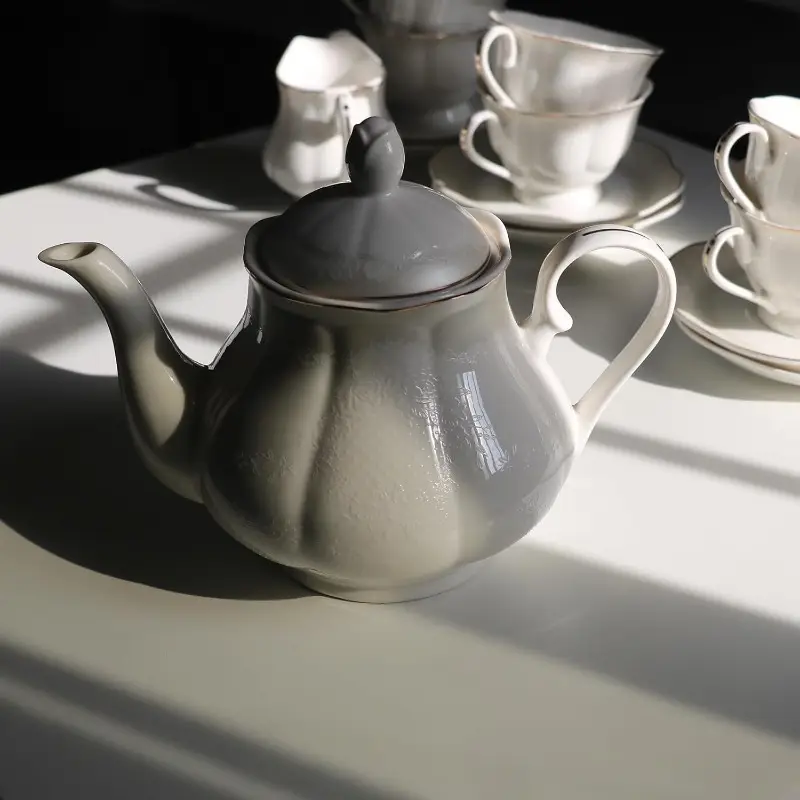 15pcs porcelain tea sets for adults pattern with a set included 1 teapot 1 sugar bowl 1 cream pitcher 6 cups and 6 saucers, tea pot and cup set, chinese tea ware, tea cup set with tray, tea cups set, tea set with pot, home tea party, formal tea service, classic pattern, elegant design, , porcelain, teapot and cups, cup and saucer set, lovers, adult tea ceremony Product details 2