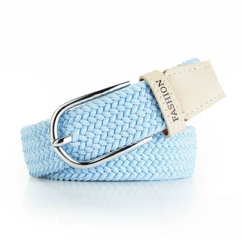 Image of 1pc -match New Multicolor Belt Women's Belt Women's Jeans Elastic Student Trousers Belt With Belt