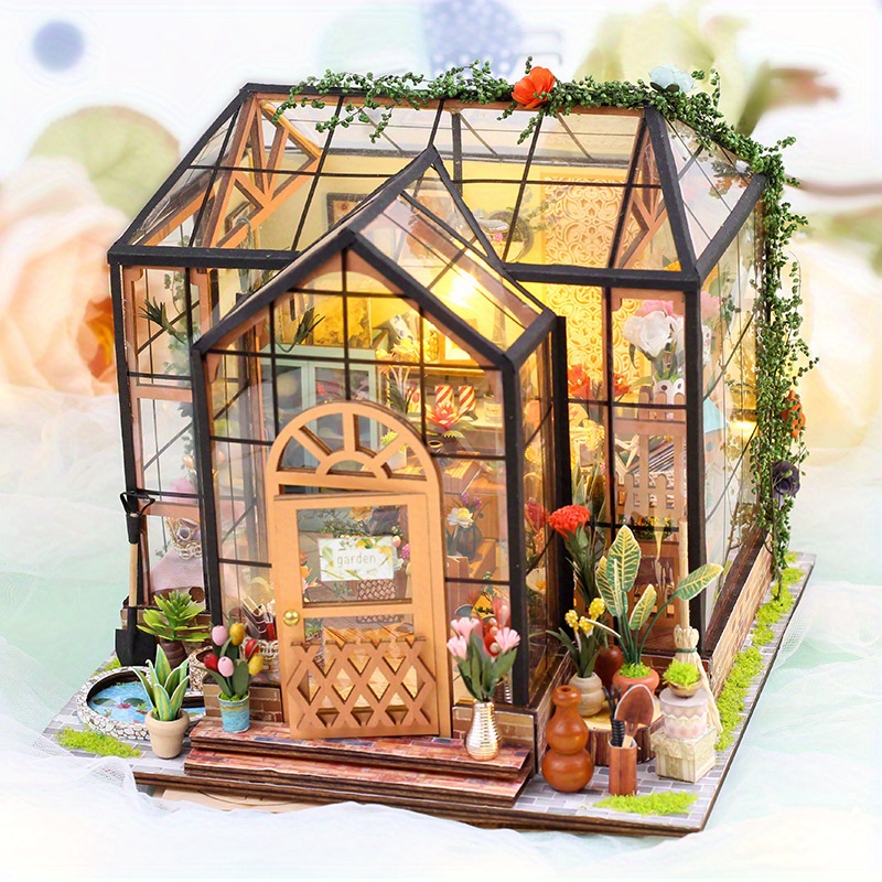 Handmade Wooden Toy Fairy House: Magical Charm for Kids' Playtime