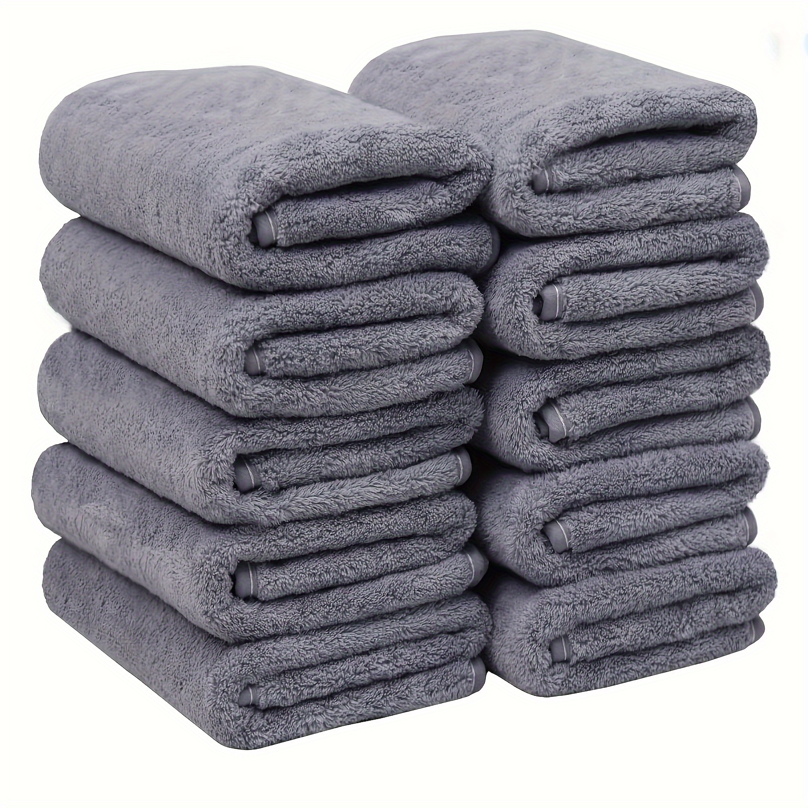 4-Pack Ultra-Soft Absorbent Towel Face Washcloths – Perfect for Bathroom, Gym, Hotel, And Spa – Durable, Modern Design