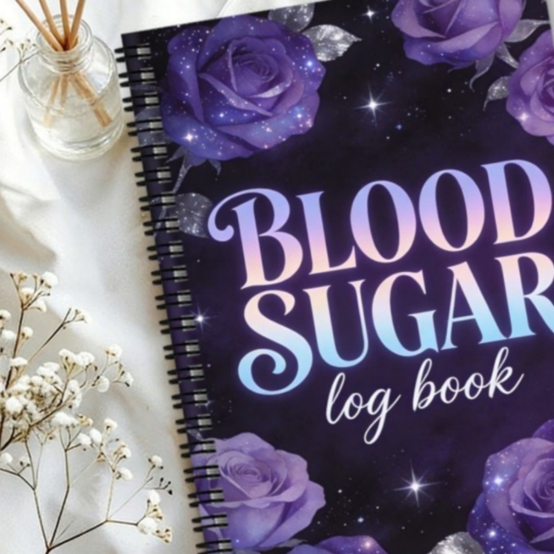 TEMU Stationery Notepad, Gift For Mother/father Family Gift 1pc Blood Sugar Themed Journal With Recipe Pages, Designed For Daily Recording And