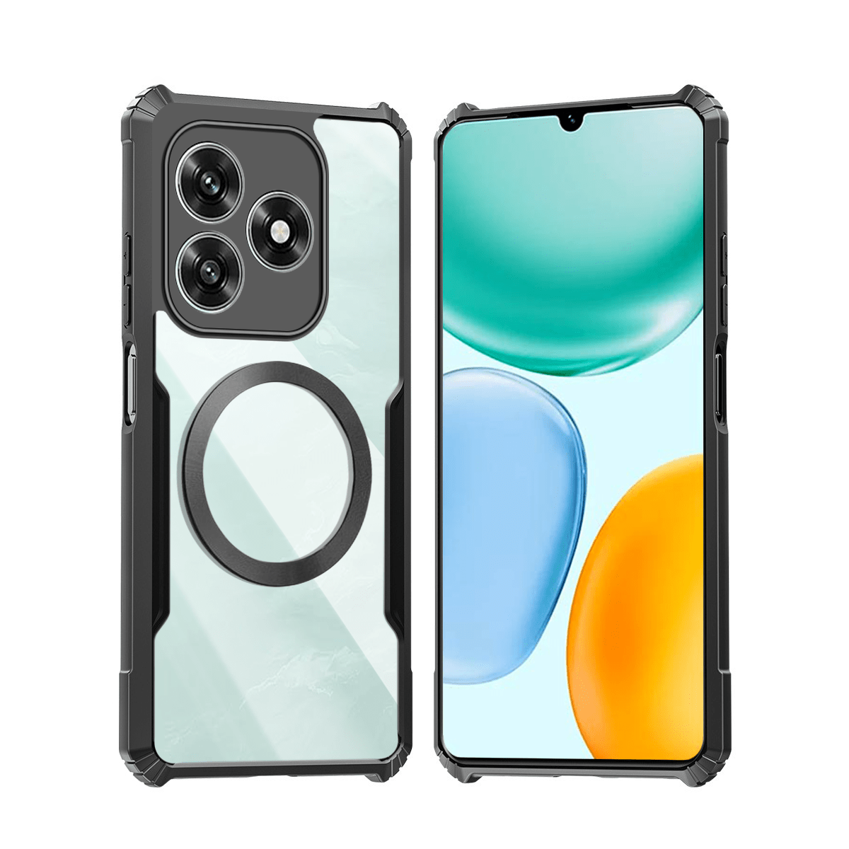 TEMU Custodia per Telefono: Compatibile con Honor X5C 4G/X5C Plus 4G, Custodia Magnetica Antishock, Copertura Morbida in Acrilico con Protezione per