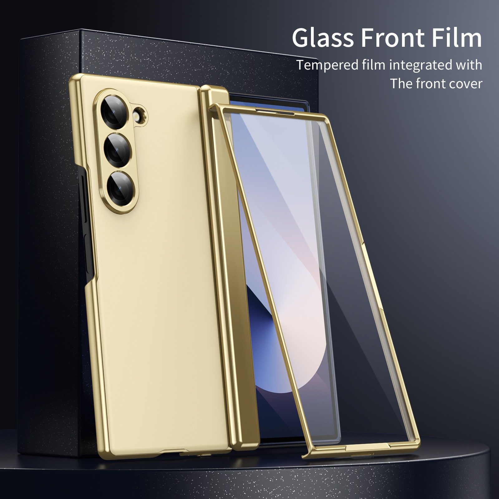 

New Ag Frosted Back Panel Shell Film Integrated Hd High Glass Front Film Suitable For Fold6 Fashion Quality Touch Comfortable Texture High All-inclusive Protective Case Fold5