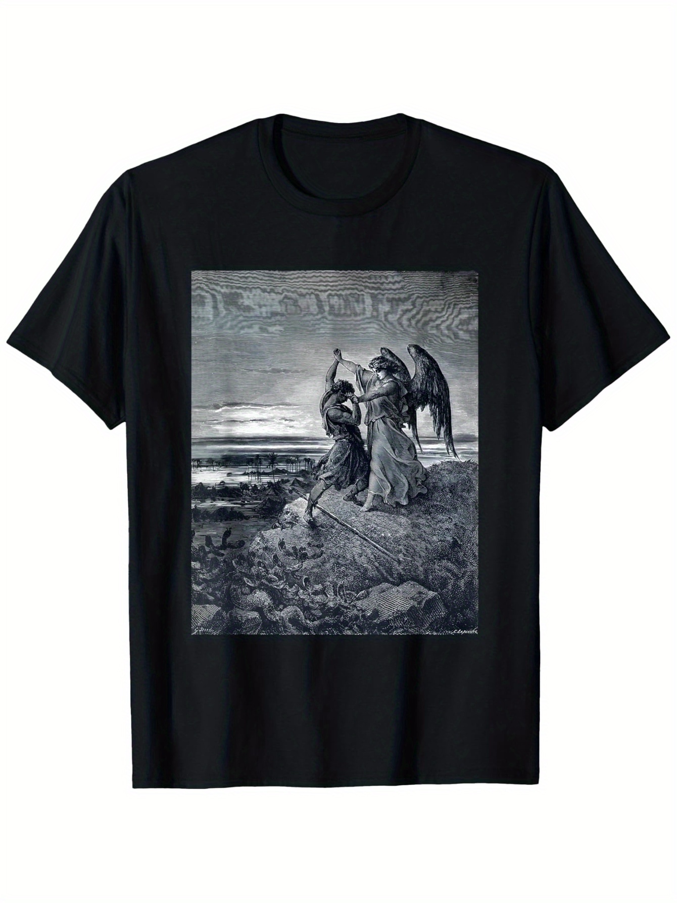 Tシャツ・カットソー Obsidian White Angel Oversized Boxy Long Sleeve T Shirt Welcome Angel White Long Sleeve T-Shirt | Zumiez