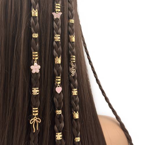 35pcs flower note element accessories for women and girls fashion y2k popular hair loop boho for dances and parties music festival