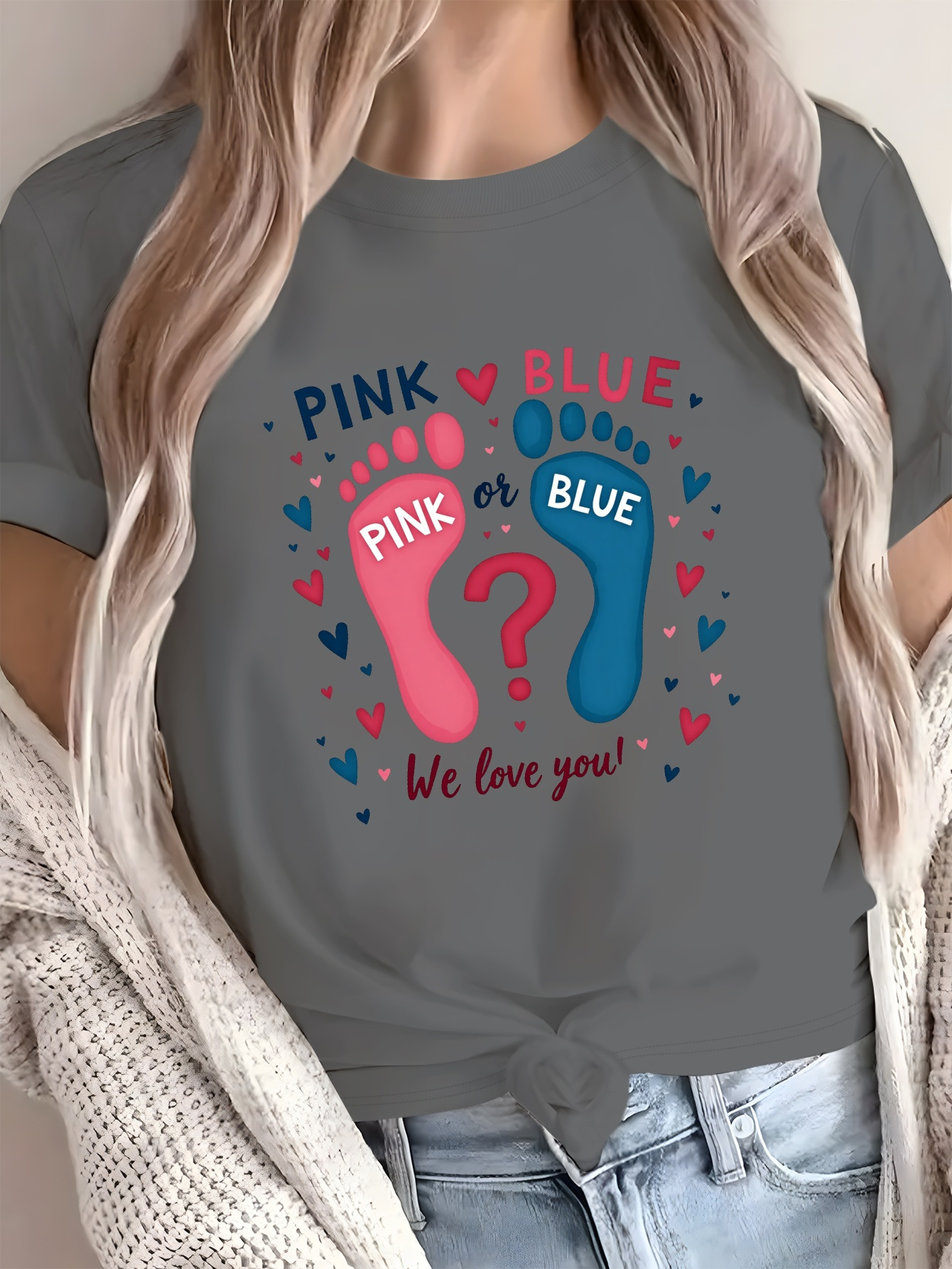 Cupcake-Topper Für Geschlechtsoffenbarung – 24 Stück, Blau & Rosa | Mit Bambus-Zahnstochern