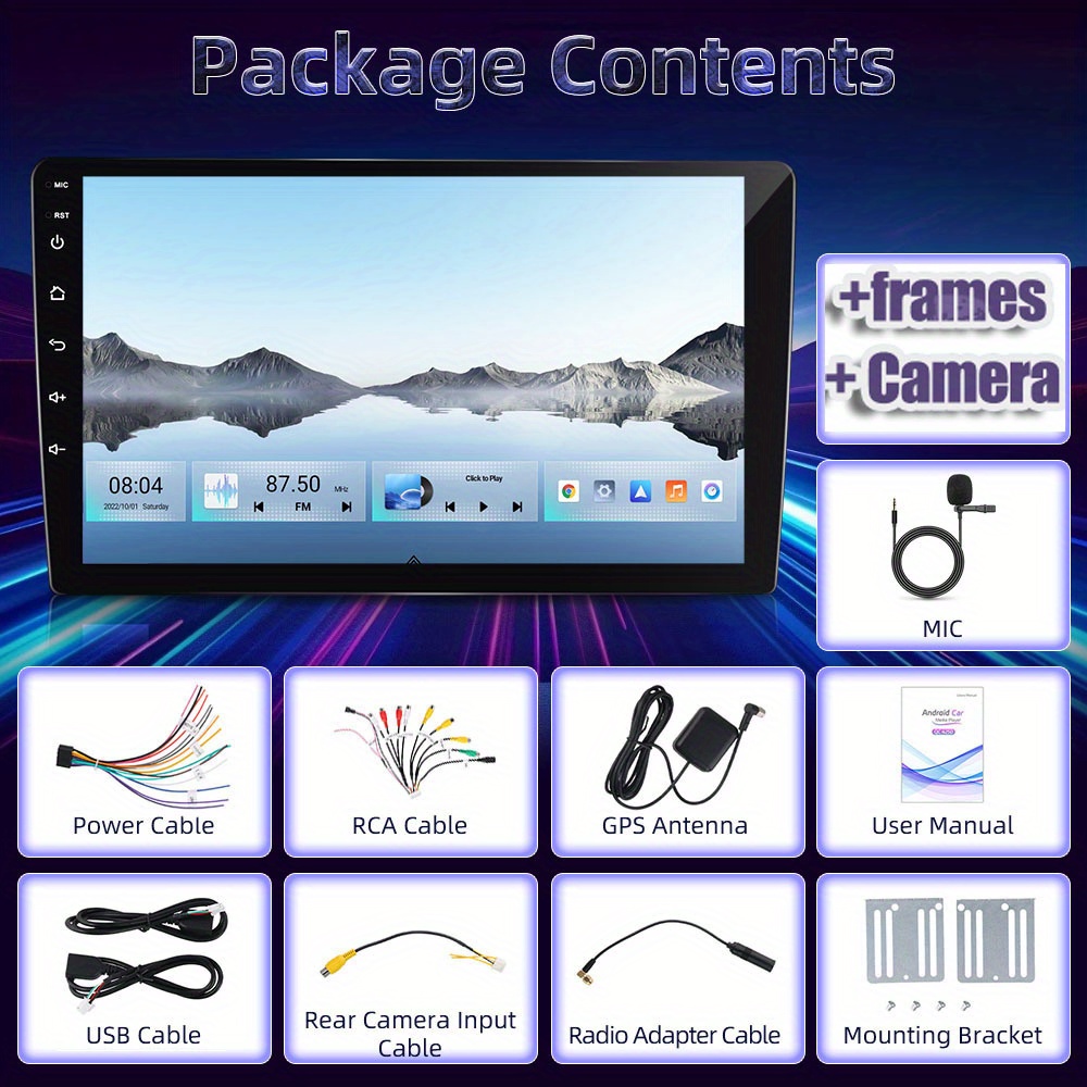 Image of Kit For E46 Models From 1999 To 2005, Featuring 4gb Of For And 64gb Of Storage, Compatible With 15. With A 9-inch Car Stereo And Includes A 3d Car Model Display, , , Without Battery
