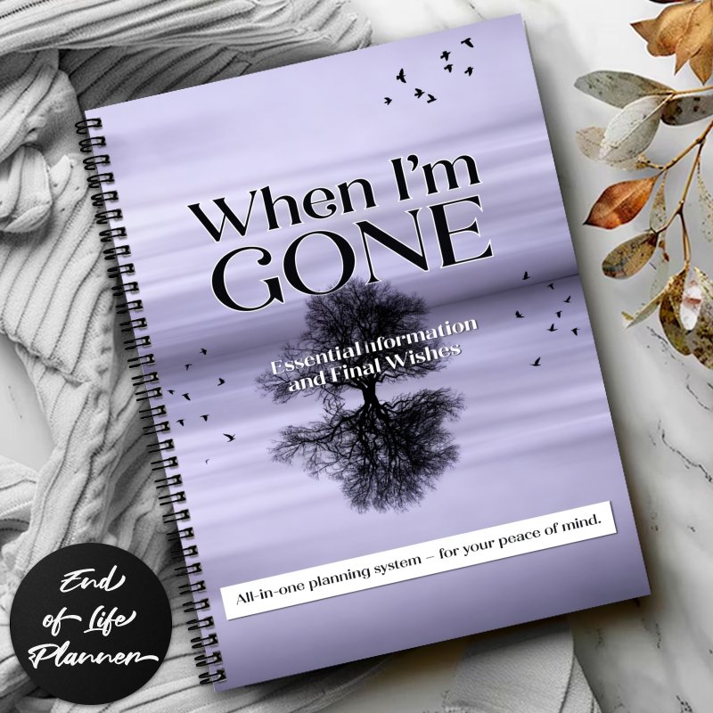 TEMU Personal Organizers "end-of-life Planner" Single Volume - A Notebook Specifically Organize Final Arrangements, Prepare A Will, Last Wishes, And