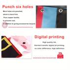 1pc bannière de porte personnalisable - design de tampon , décoration murale extérieure avec accessoires de corde à suspendre en bonus