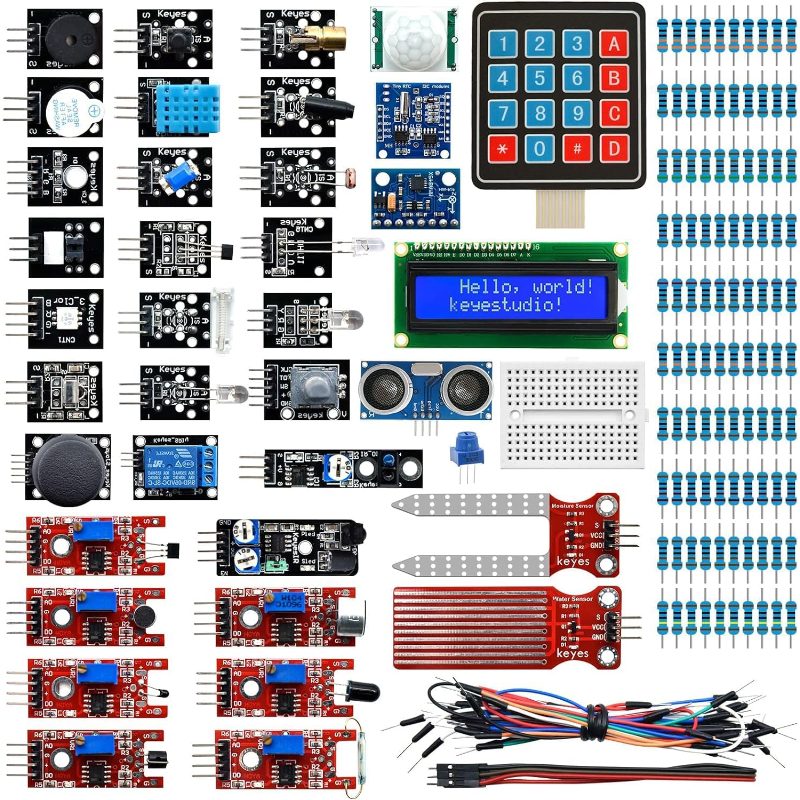   37 in 1 sensor modules kit compatible with r3   programming starter kit for beginners