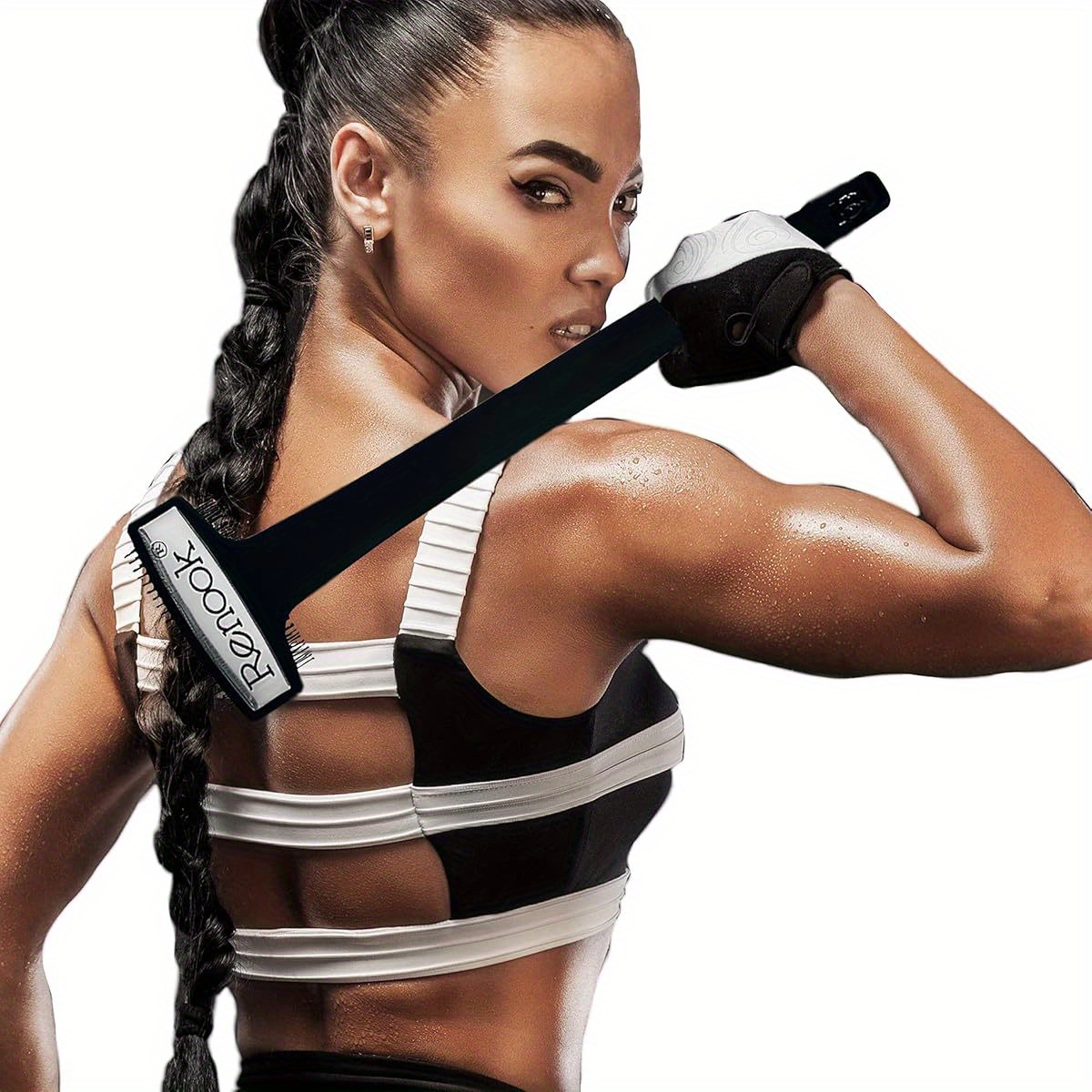 back scratcher for men 16   scratcher extendable bristled scratching head body brush long folding handle with massage rollers labor saving and flexible gift for stop itching Product details 2