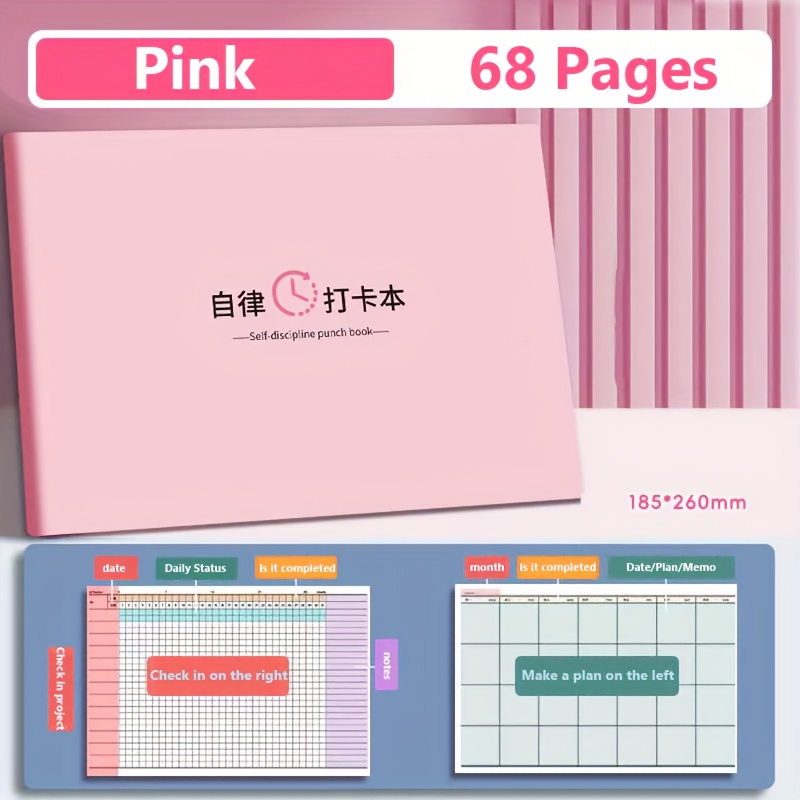 TEMU 30-day Notebook - Time Management Planner With Daily & Weekly Schedules, Goal , Productivity , Monthly Planner, Weekly Planner, Daily Planner