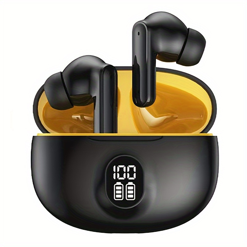 wireless headphones wireless 5 3 earbuds 13mm speaker 30h playtime type c fast charging box stereo wireless in ear headset suitable for ios and   in ear headsets gaming   headphone mic
