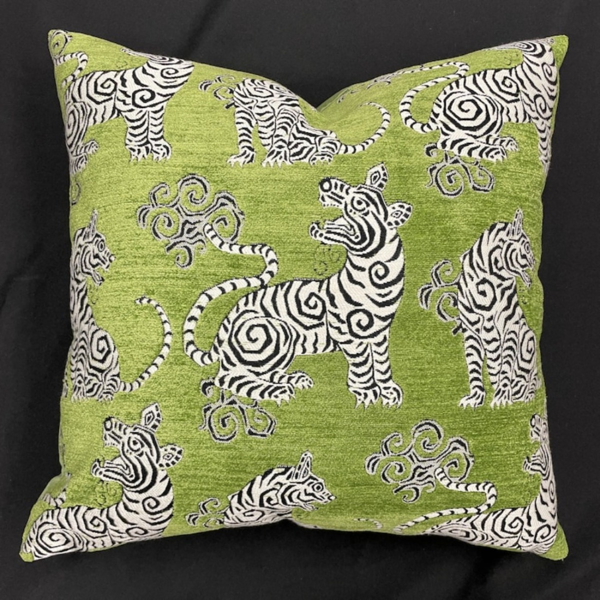 TEMU Chinese Tiger Pillow-comfortable 18x18 Single Side Pillow Cover Soft & Comfortable -removable Cover For Living Room Couch Perfect Gift For