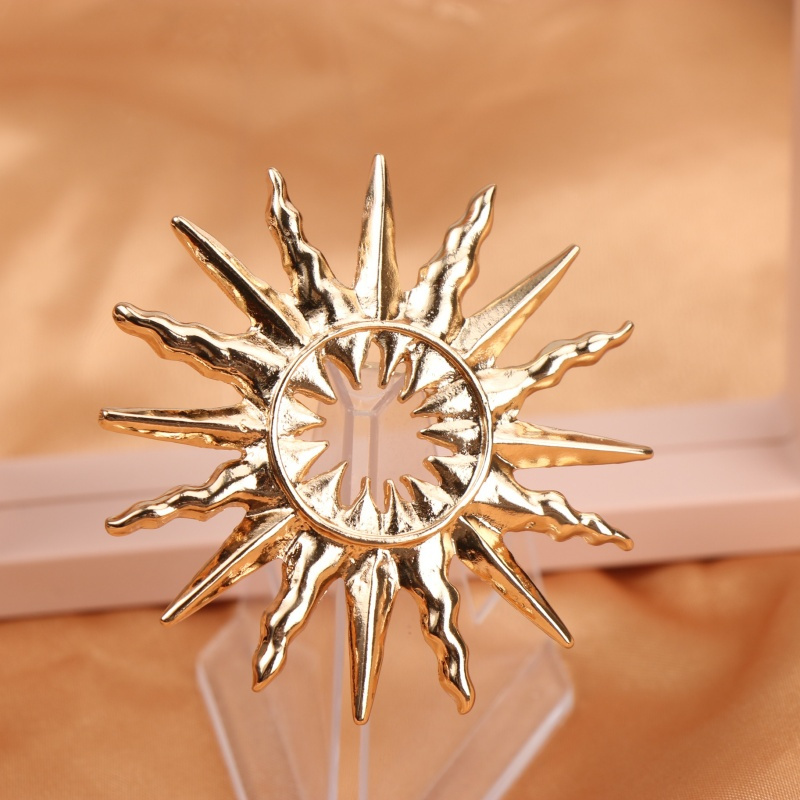 E-shop Strahlende Sonne Brosche: Ein Symbol für , Vitalität und Eleganz, um Ihrem Outfit eine Prise Sonnenschein zu verleihen, Geeignet für Rucksäcke
