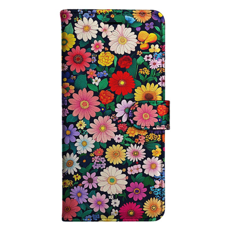 TEMU Phone Case: Flower Clusters Flip Wallet Case For S8 S9 S10 M10 A30s A50s Note 10 20 A10s A20s A51 A71 S20 A11 A31 S20 S21 A42 A12 A16 A32 A52s