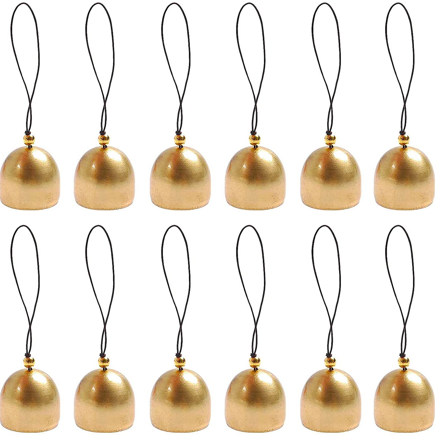 TEMU 30pcs Pure Copper Wind Chimes And Additions With , Small Metal Copper Bells. Ideal Materials For Wind Chimes, Christmas Bells, And Anti-theft