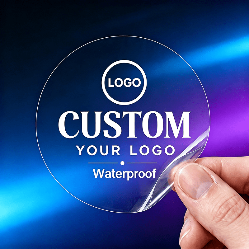 TEMU 50/100pcs 3/4/5/6/7/8cm Personalized Sticker Labels, Self- Label Stickers. Suitable For Various Occasions, Supports Custom Photos, Images, And
