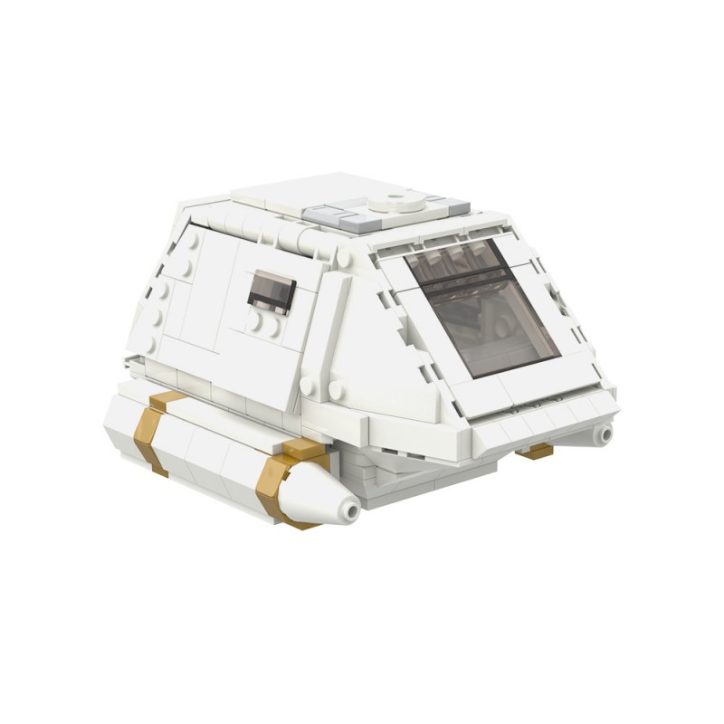 A Traditional Shuttle Construction Kit Featuring A White Landing Vehicle, Perfect For Collecting And Showcasing Science Fiction Pieces, Allowing You To Build Your Own World