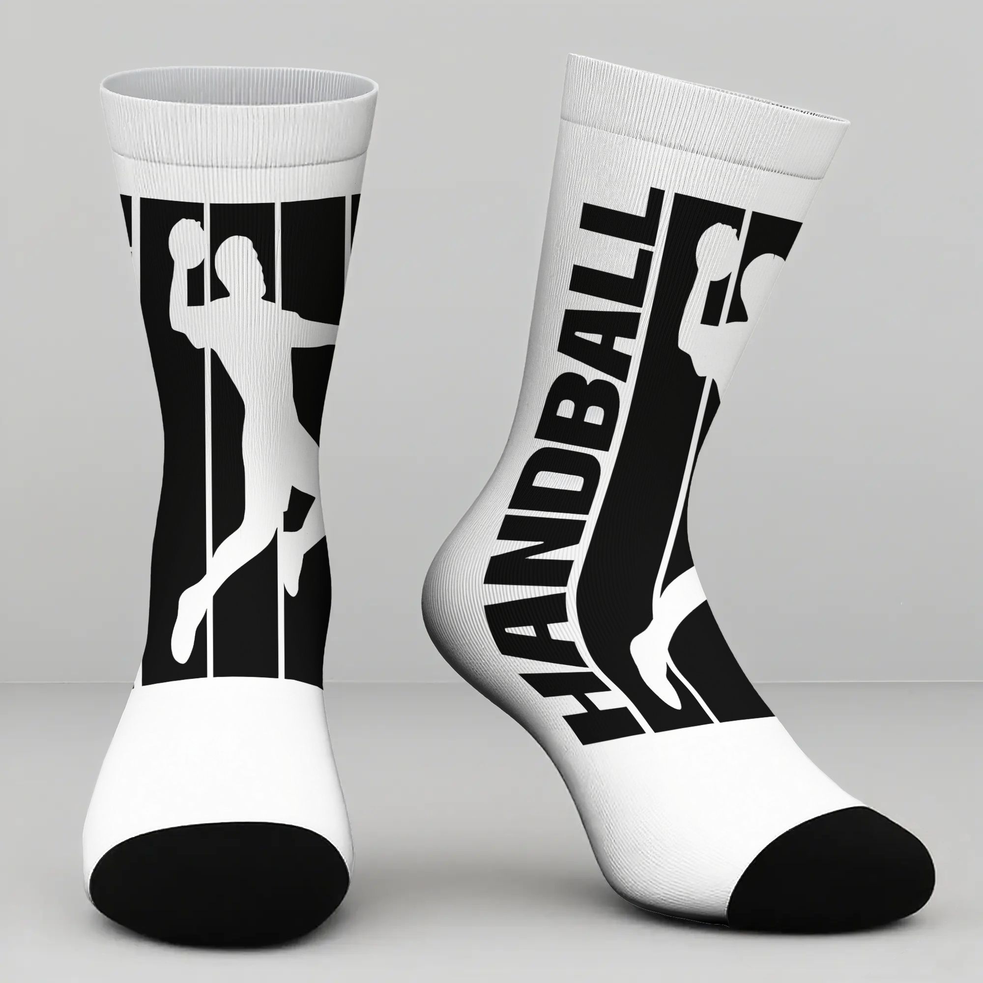 TEMU Handball Tube Socks, Knitted Fabric, Warm And Breathable, Comfortable, Breathable, Soft, And Elastic Socks, Suitable For Cushioning, Outdoor,